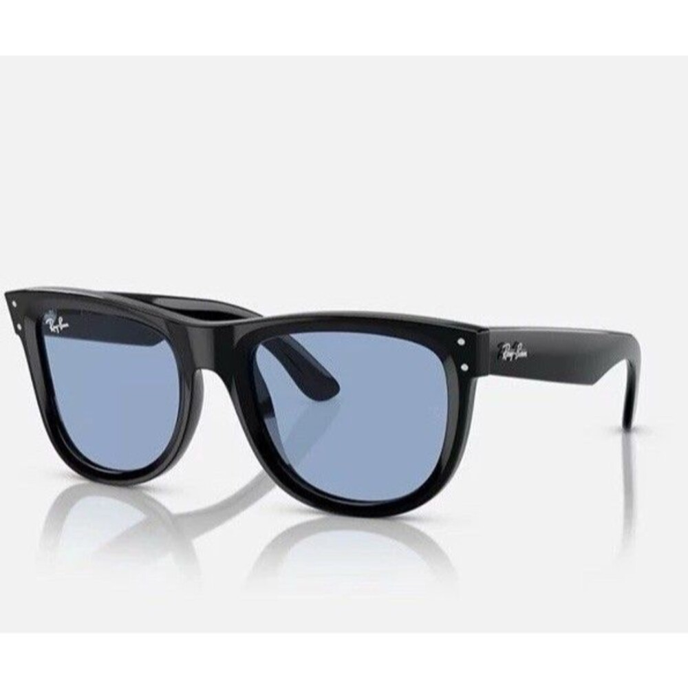 Ray-Ban Sunglasses RBR0502S WAYFARER REVERSE 6677/72 Black w Blue 50 22 145 2 N